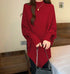 Women Cozy Knitted Turtleneck Batwing Sleeves
